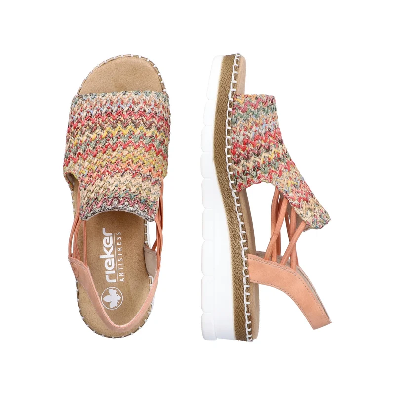 Rieker Klassische Sandalen Damen Bunt