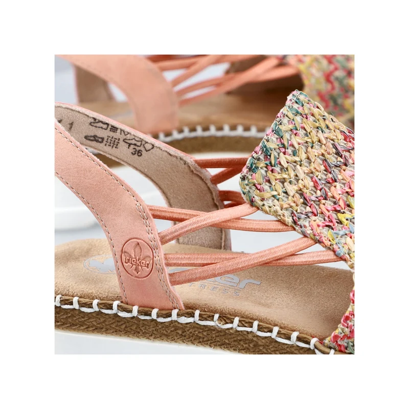 Rieker Klassische Sandalen Damen Bunt