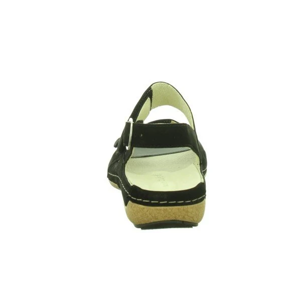 Waldläufer Klassische Sandalen Damen Schwarz