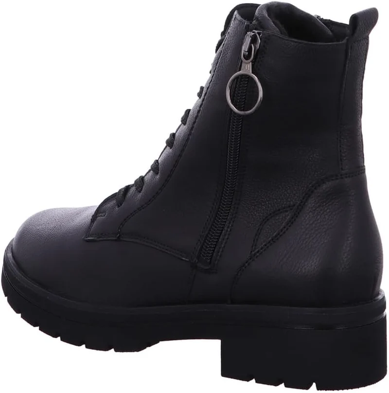 Waldläufer Damen Stiefelette Schwarz