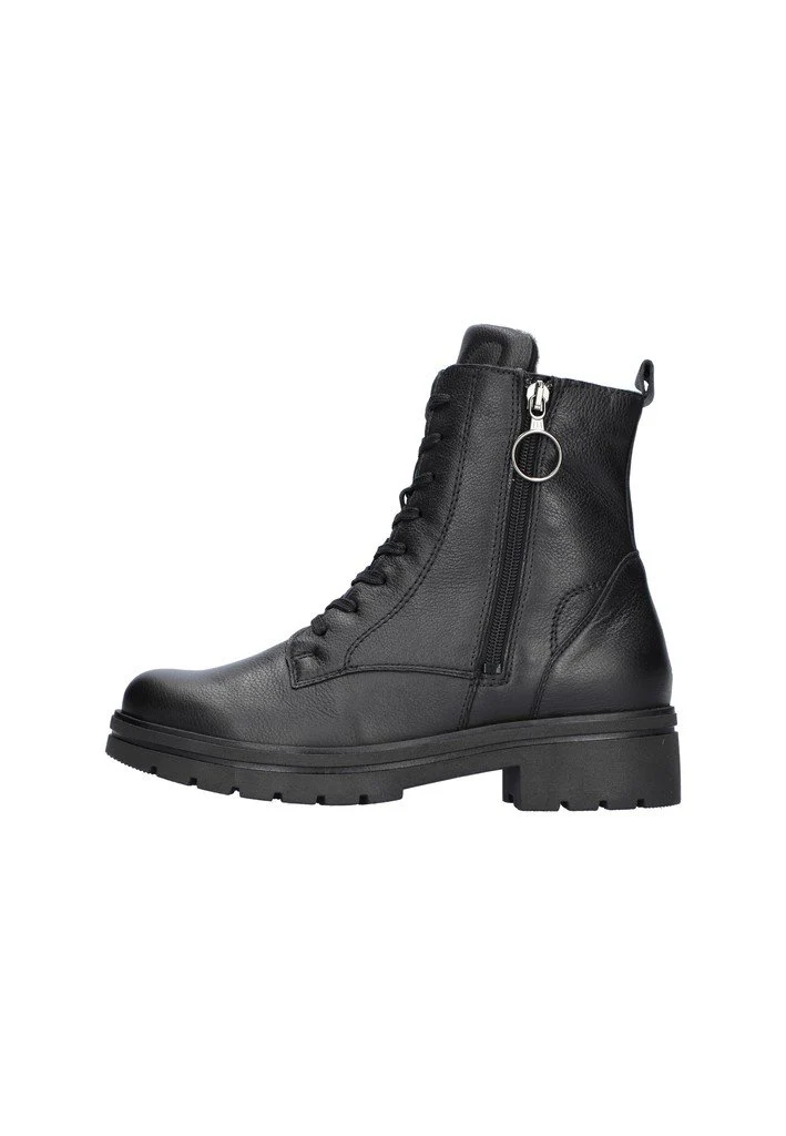 Waldläufer Damen Stiefelette Schwarz