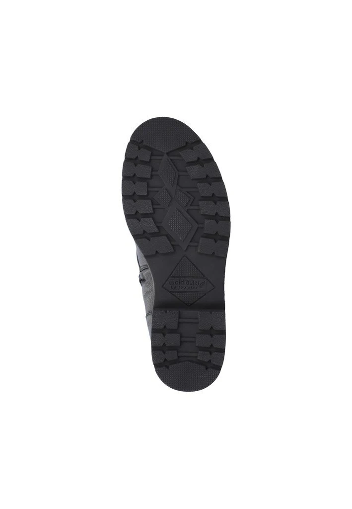 Waldläufer Damen Stiefelette Schwarz