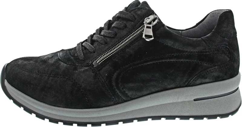 Waldläufer Schnürsneaker Schwarz