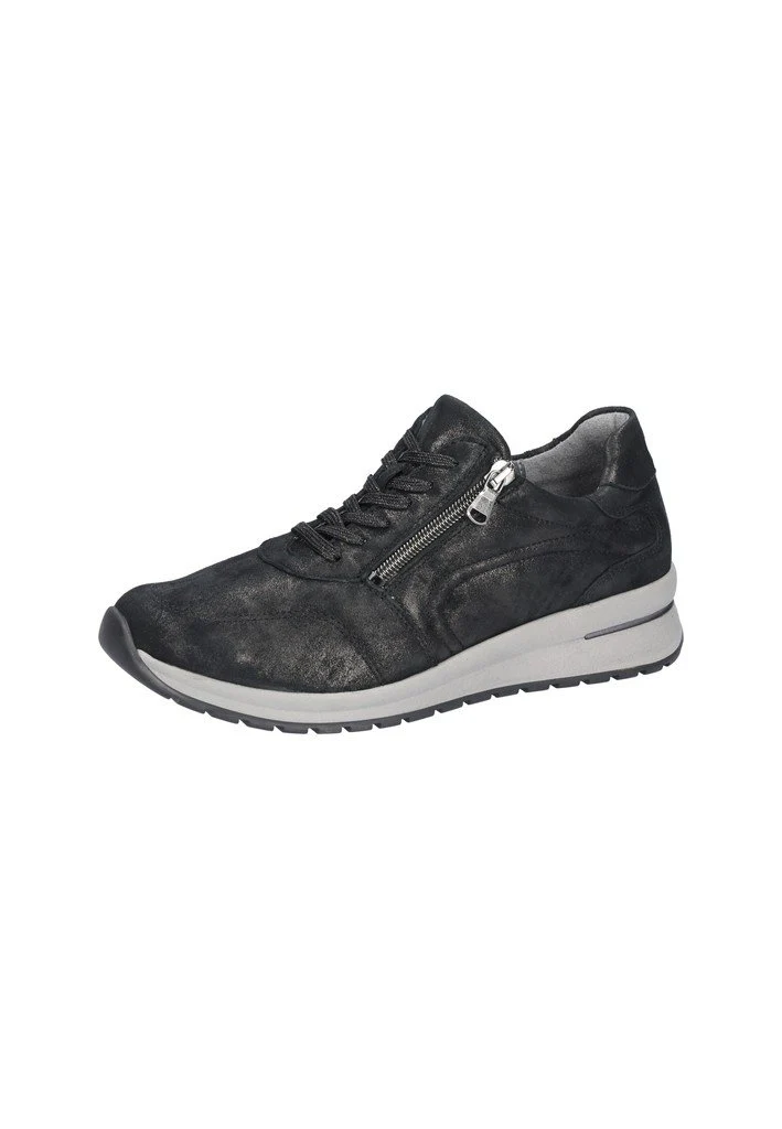 Waldläufer Schnürsneaker Schwarz