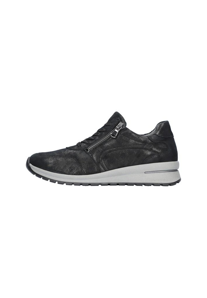 Waldläufer Schnürsneaker Schwarz