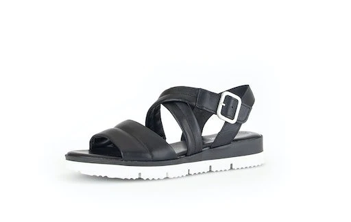 Gabor Riemchen Sandalen Damen Schwarz