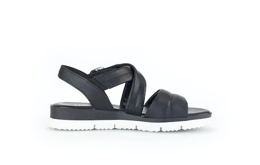 Gabor Riemchen Sandalen Damen Schwarz