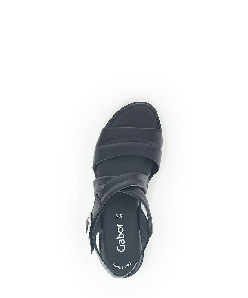 Gabor Riemchen Sandalen Damen Schwarz