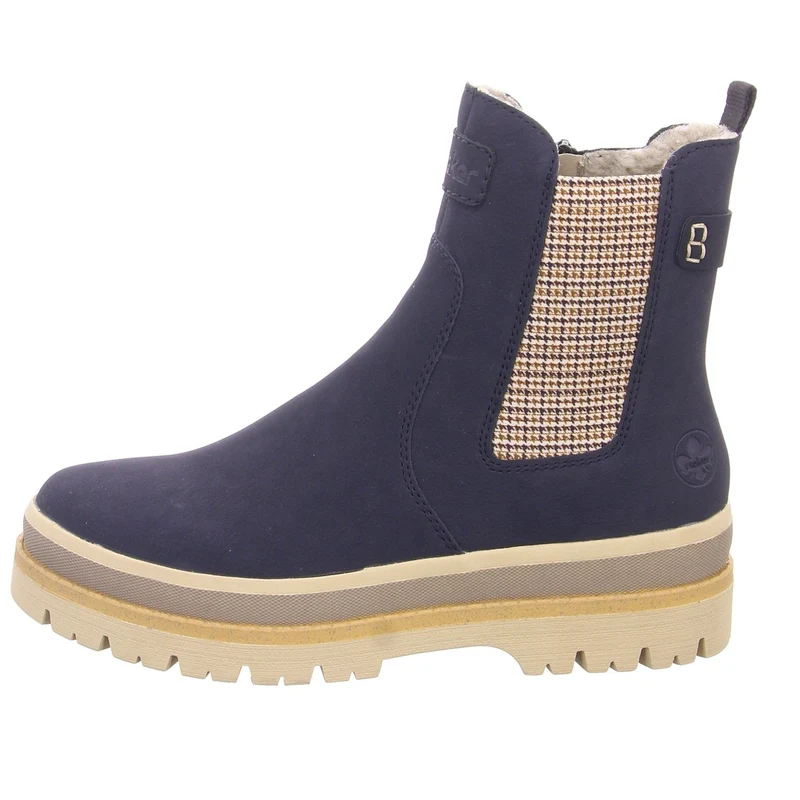 Rieker Damen Chelsea Boot Blau