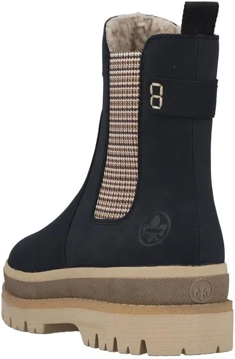 Rieker Damen Chelsea Boot Blau