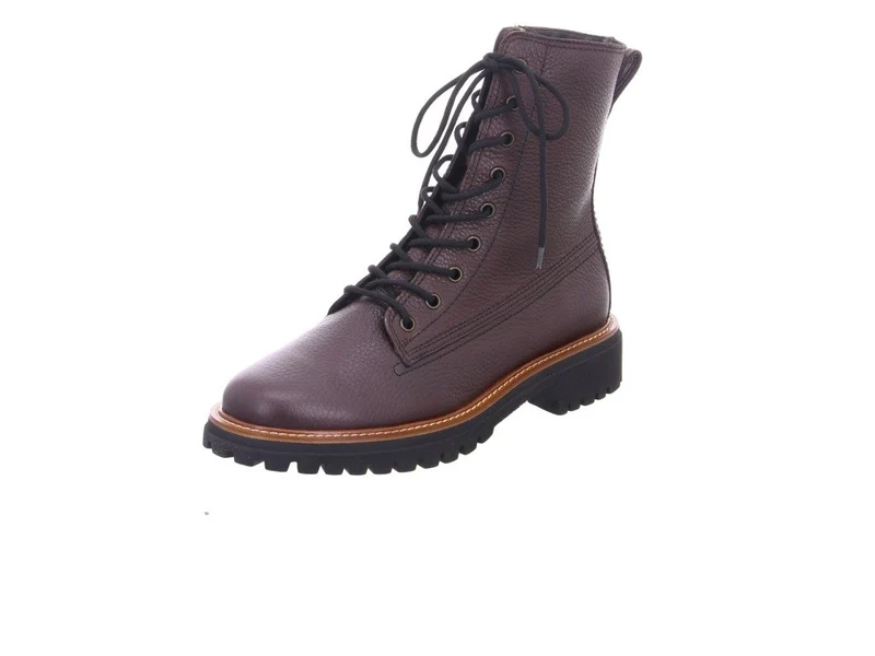 Paul Green Schnür-Stiefeletten braun