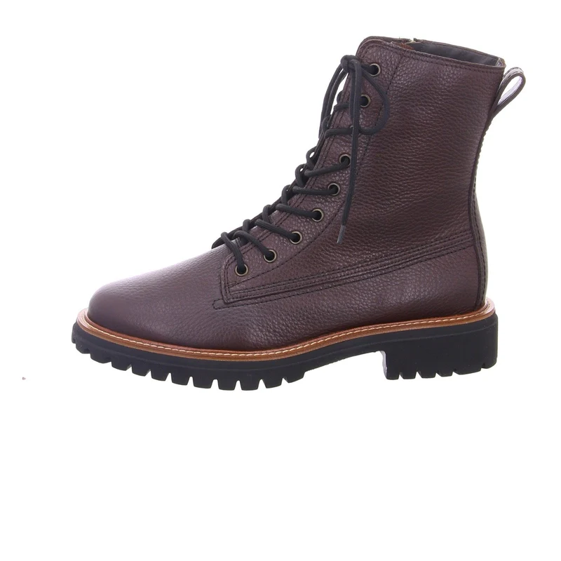 Paul Green Schnür-Stiefeletten braun