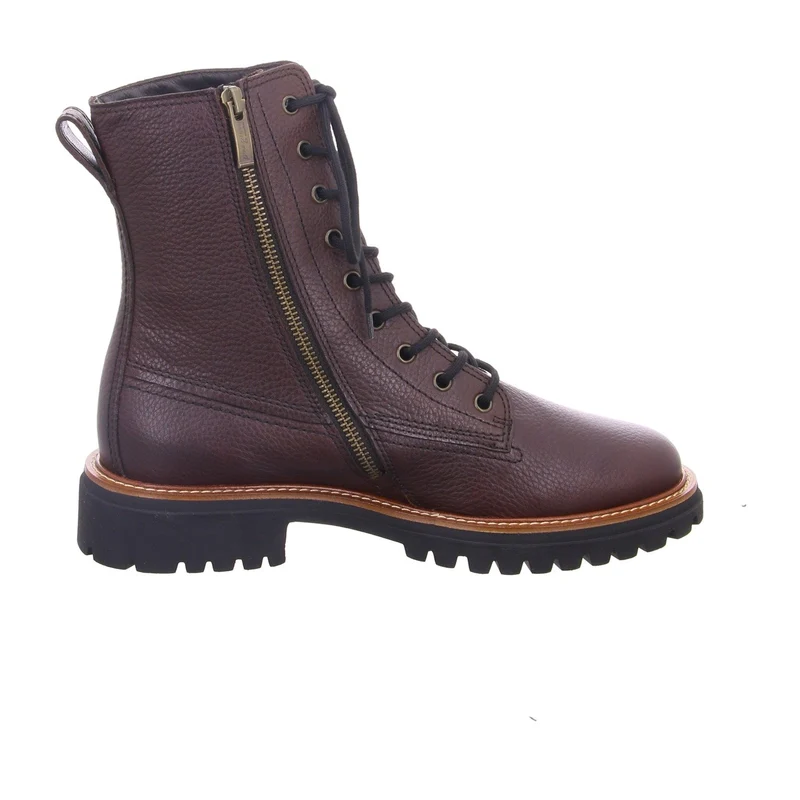 Paul Green Schnür-Stiefeletten braun