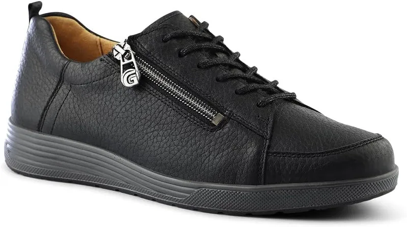 Ganter Damen Schnürschuhe Schwarz
