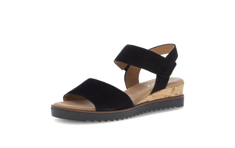 Gabor Riemchensandalen Damen Schwarz
