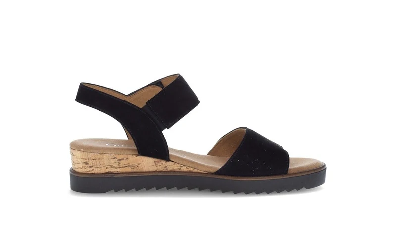 Gabor Riemchensandalen Damen Schwarz