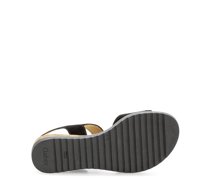 Gabor Riemchensandalen Damen Schwarz