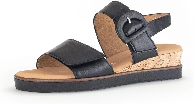 Gabor Riemchen Sandalen Damen Schwarz