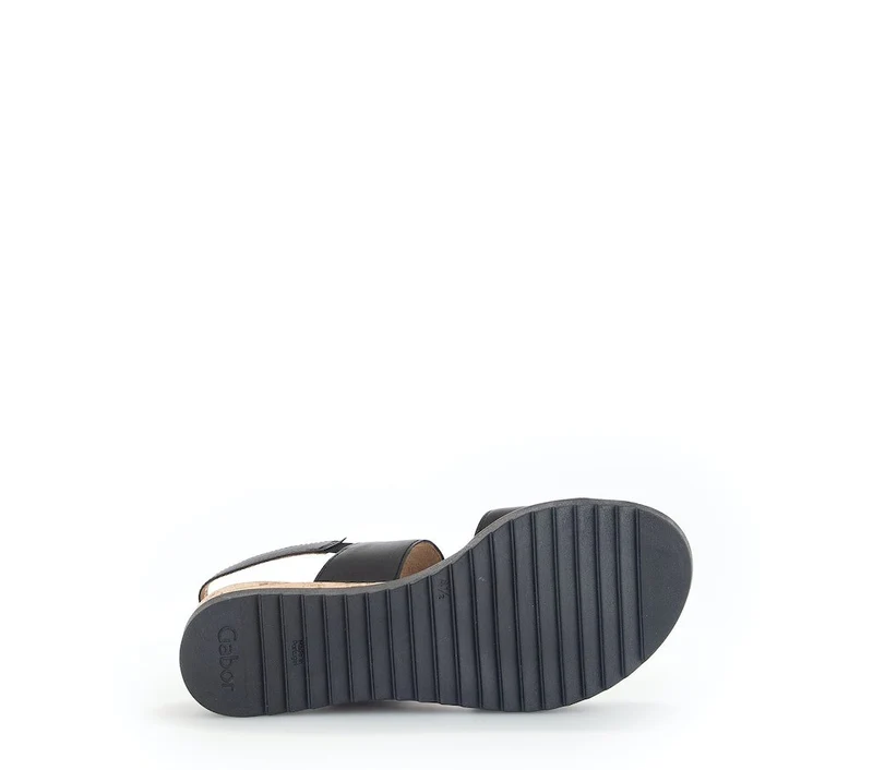 Gabor Riemchen Sandalen Damen Schwarz