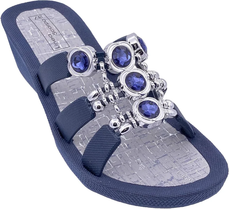 Scarpa Pantoletten blau