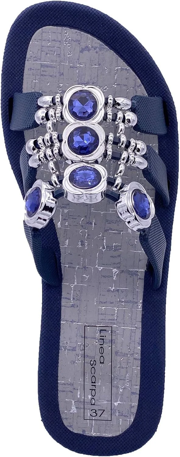 Scarpa Pantoletten blau