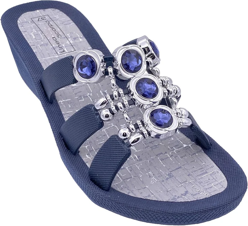 Scarpa Pantoletten blau