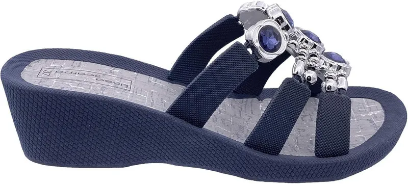 Scarpa Pantoletten blau