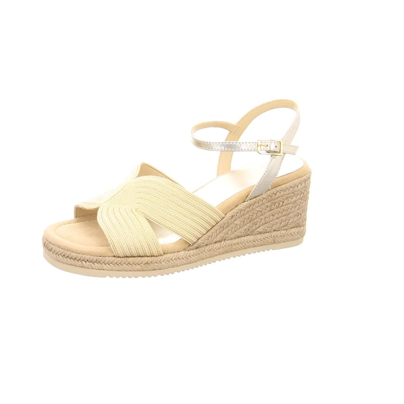 Tamaris Keilsandalette Damen Beige