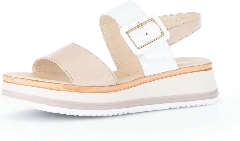 Gabor Plateau Sandalen beige