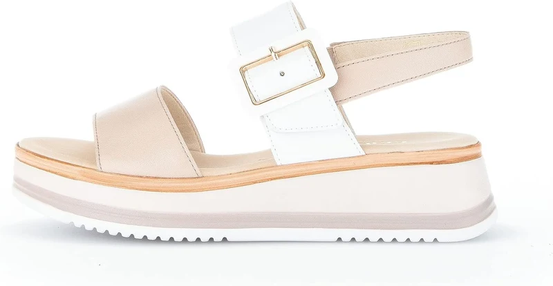 Gabor Plateau Sandalen beige