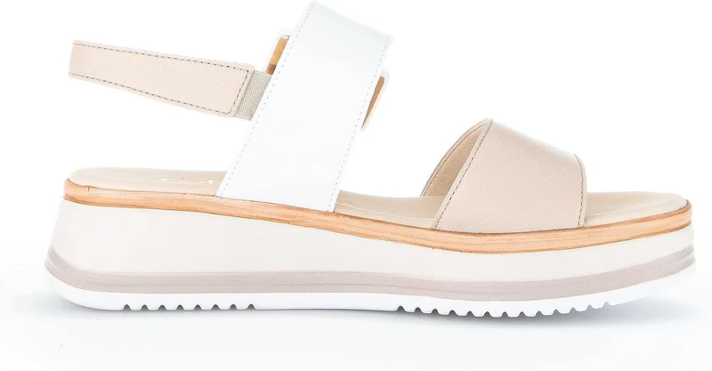 Gabor Plateau Sandalen beige
