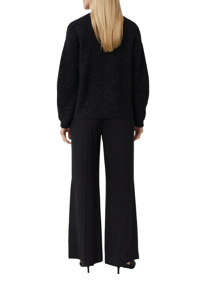 Comma Strickjacke grau
