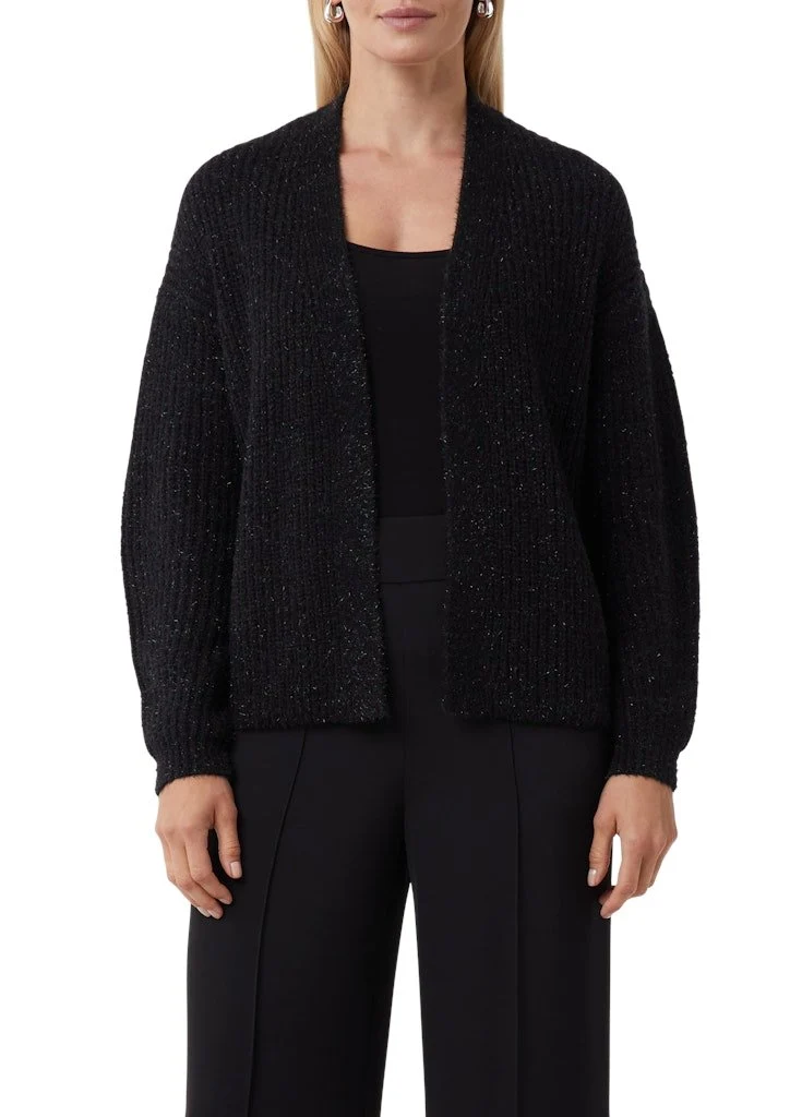 Comma Strickjacke grau