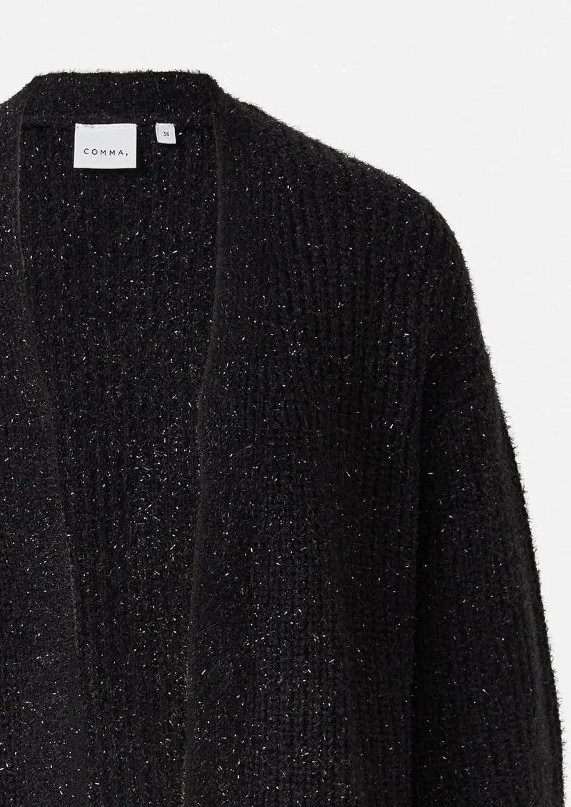 Comma Strickjacke grau