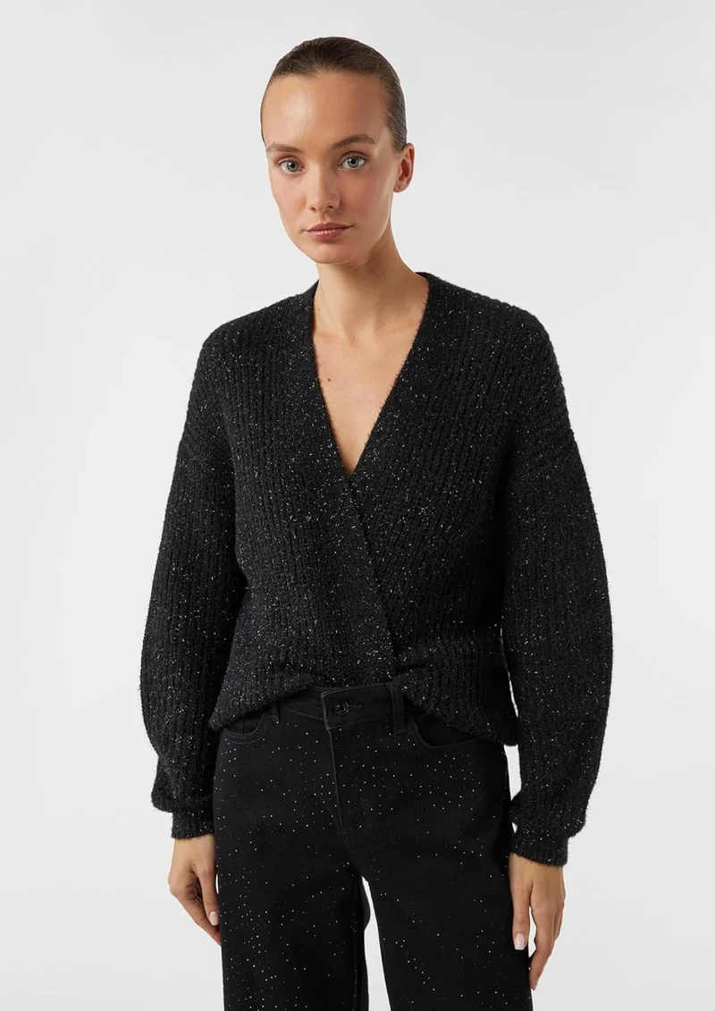 Comma Strickjacke grau