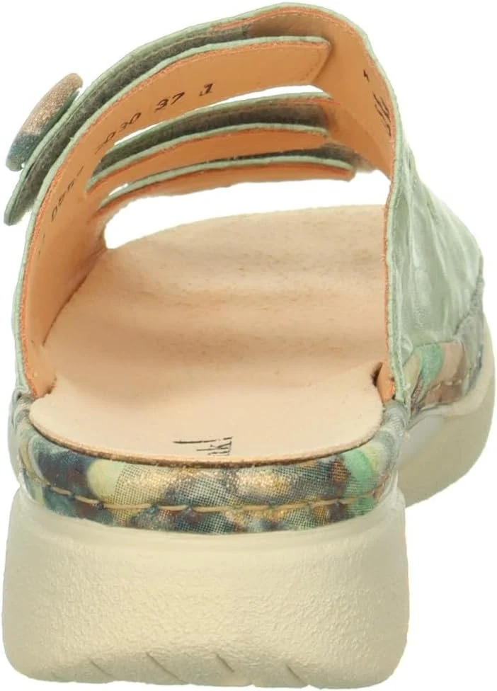 Think Damen Pantoletten Grün