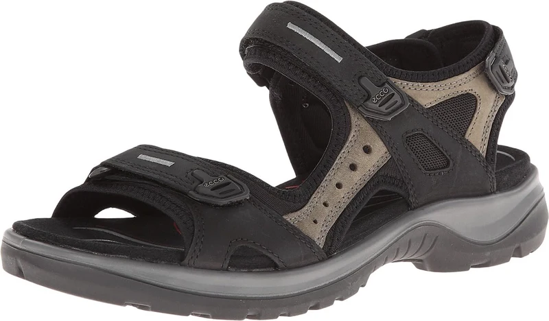 ECCO Yucatan Damen Outdoor Sandalen, Schwarz