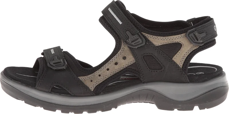 ECCO Yucatan Damen Outdoor Sandalen, Schwarz