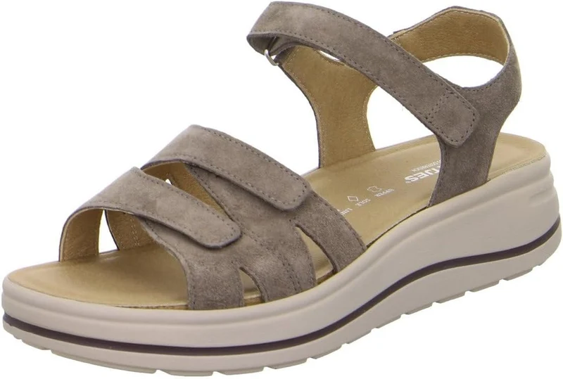Hartjes Keilsandalen grau