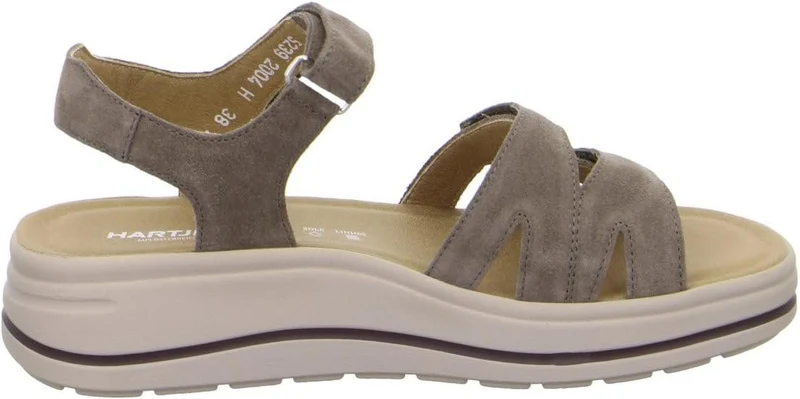 Hartjes Keilsandalen grau