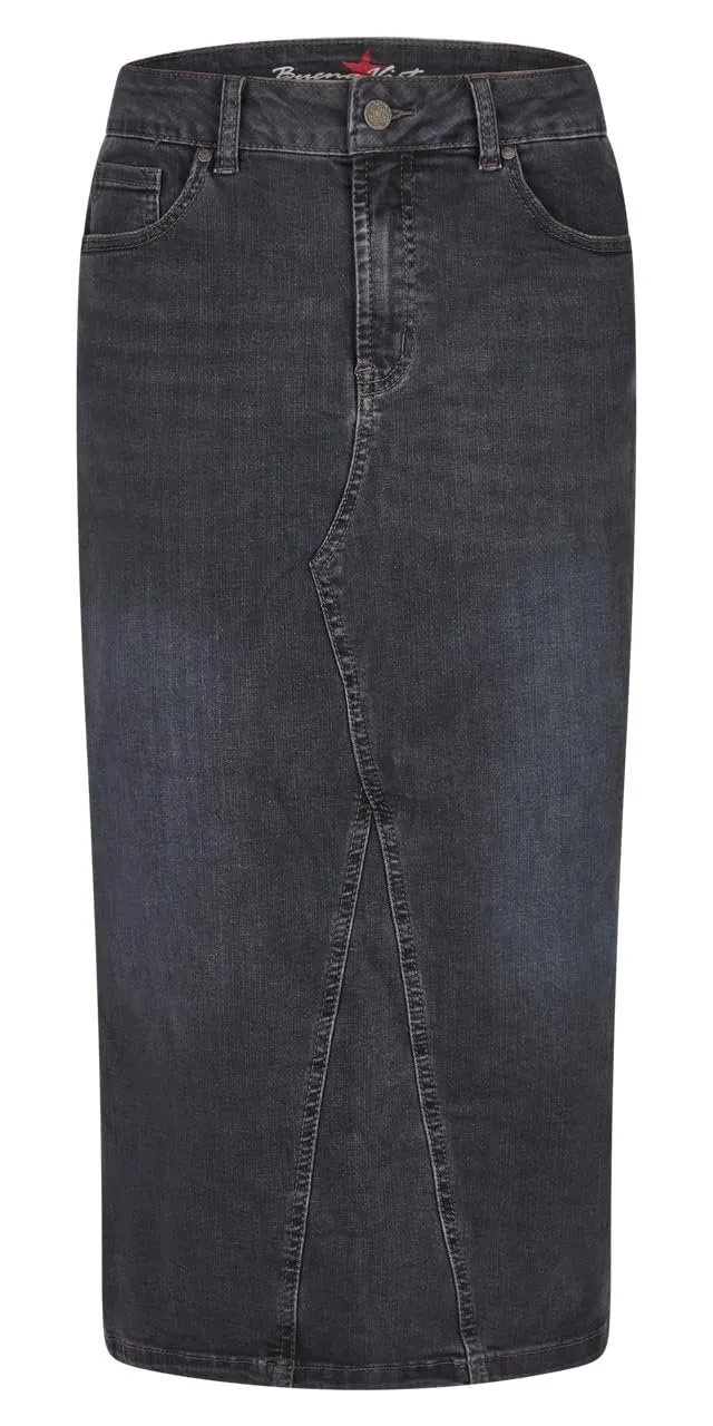 Buena Vista Midi Skirt stretch denim