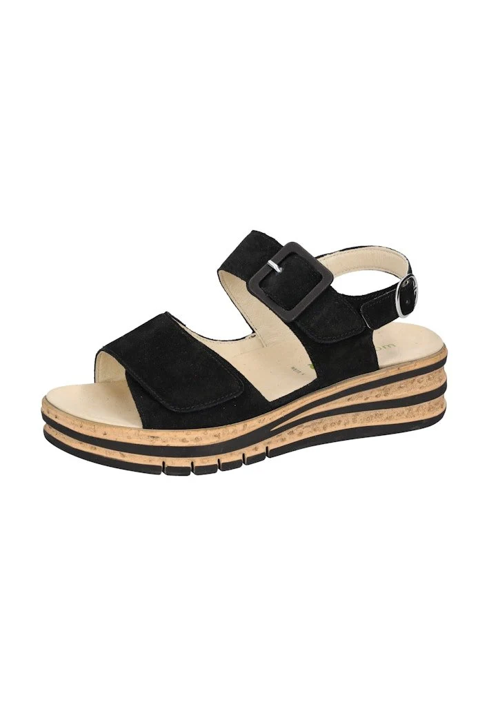 Waldläufer Sandalen schwarz