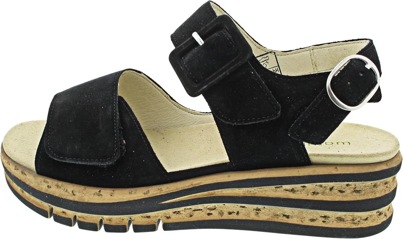 Waldläufer Sandalen schwarz