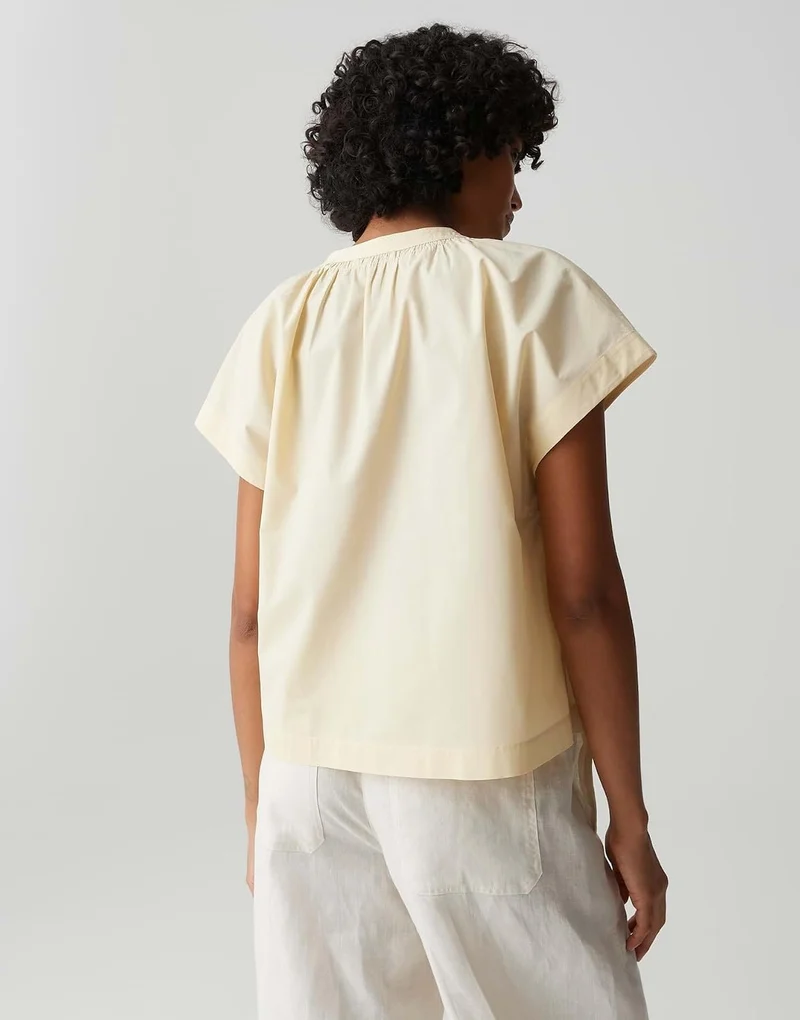 Opus Kurzarmtuniken Beige