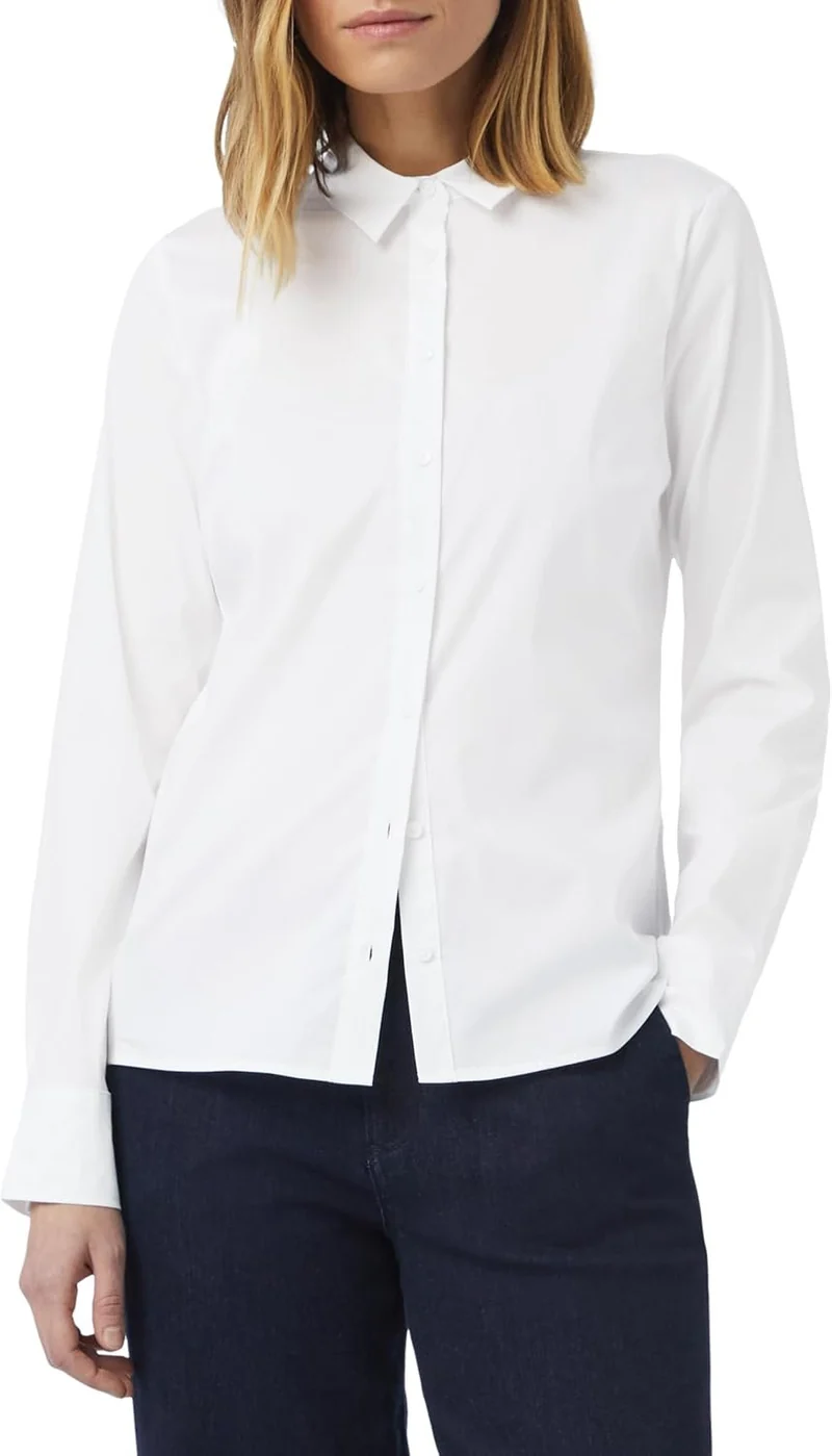COMMA Bluse Weiß