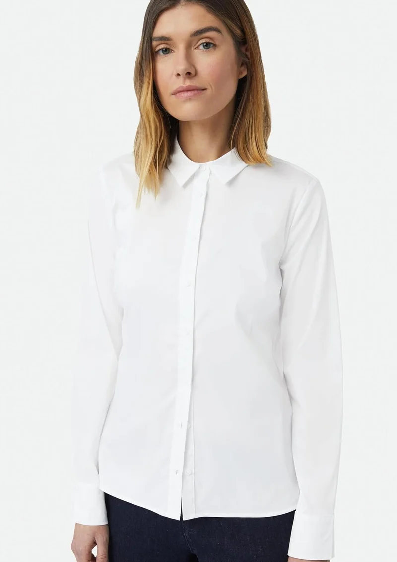 COMMA Bluse Weiß