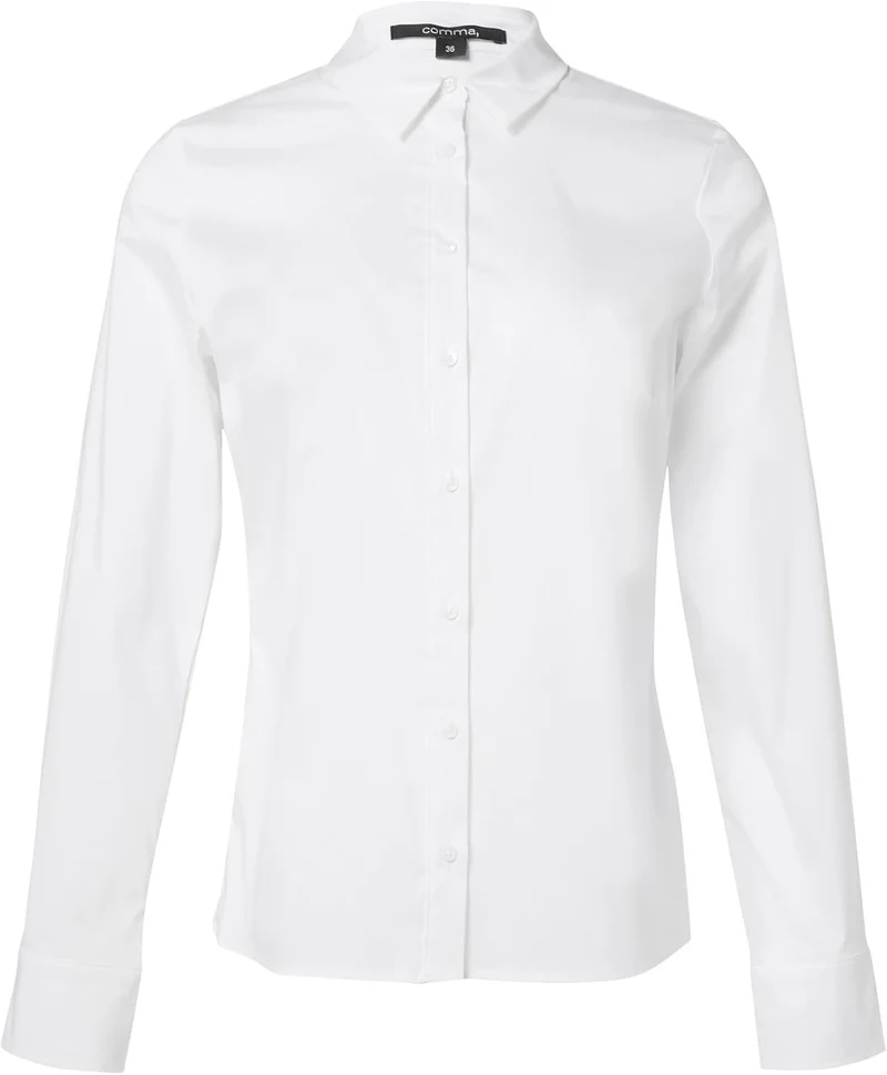 COMMA Bluse Weiß