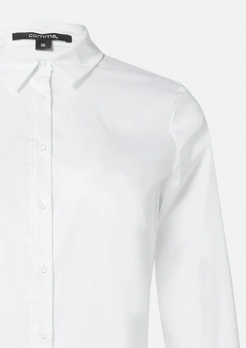 COMMA Bluse Weiß