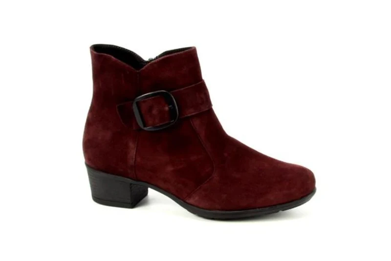 Solidus Stiefeletten dunkelrot