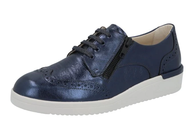Solidus Schnürschuh Dunkelblau